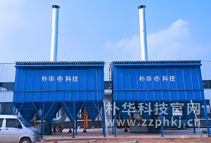 郑州2UPBATE平台脉冲除尘器工程案例图